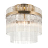 Marietta Flush - Antique Brass (DHD)