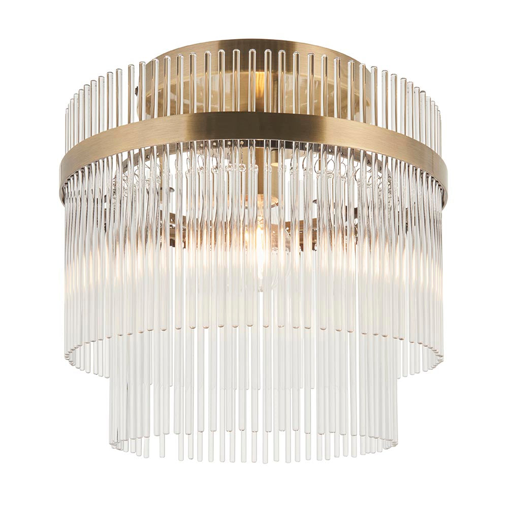 Marietta Flush - Antique Brass (DHD)