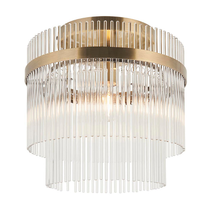 Marietta Flush - Antique Brass (DHD)