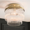 Marietta Flush - Antique Brass (DHD)