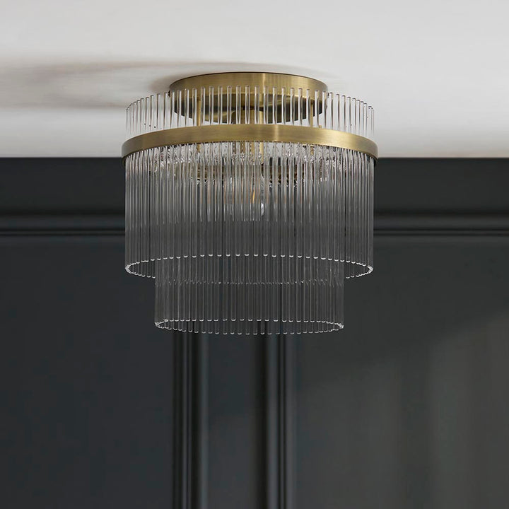 Marietta Flush - Antique Brass (DHD)