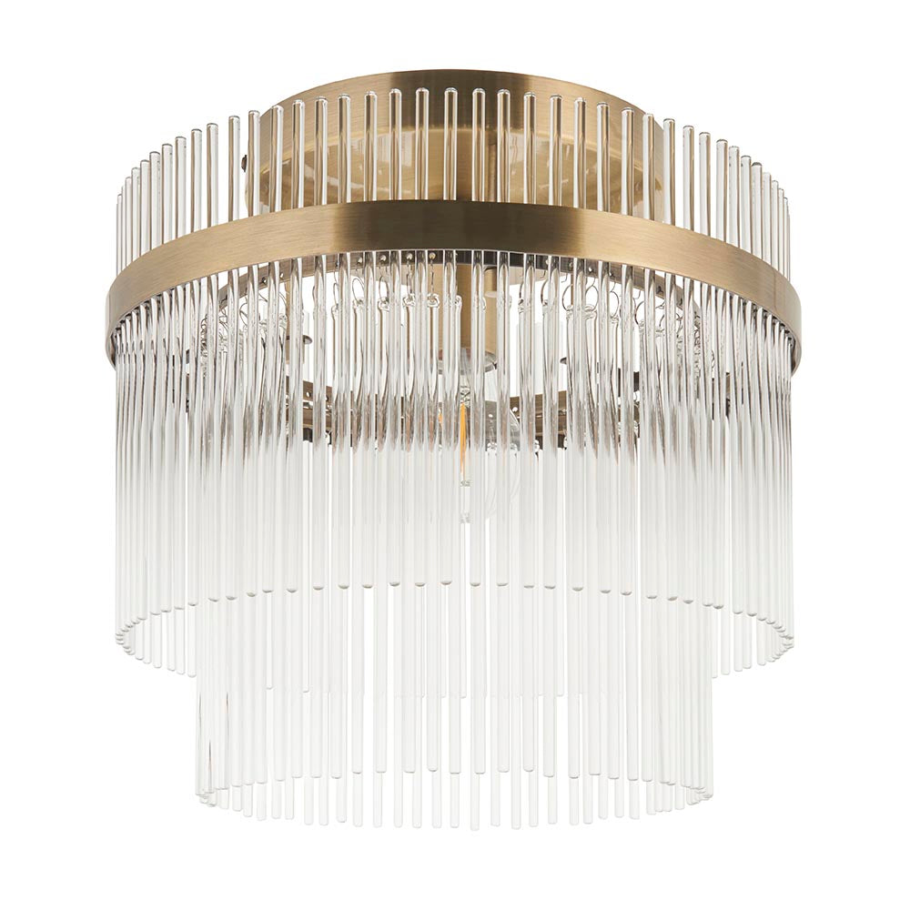 Marietta Flush - Antique Brass (DHD)