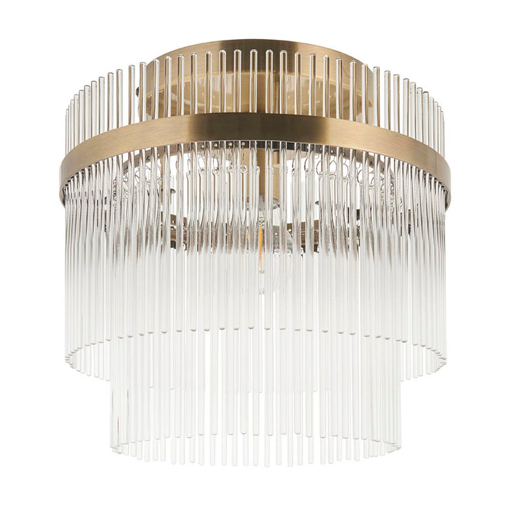 Marietta Flush - Antique Brass (DHD)