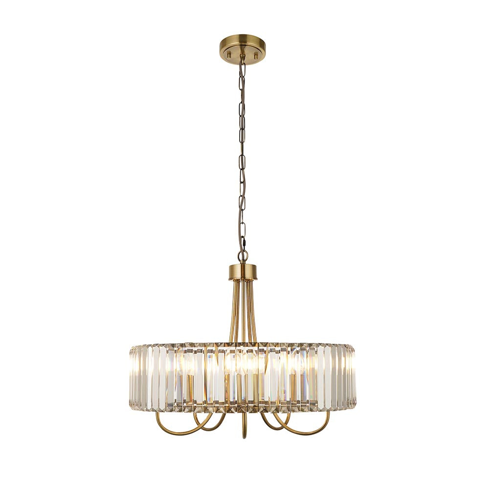 Visconti 5Lt Pendant - Antique Brass (DHD)