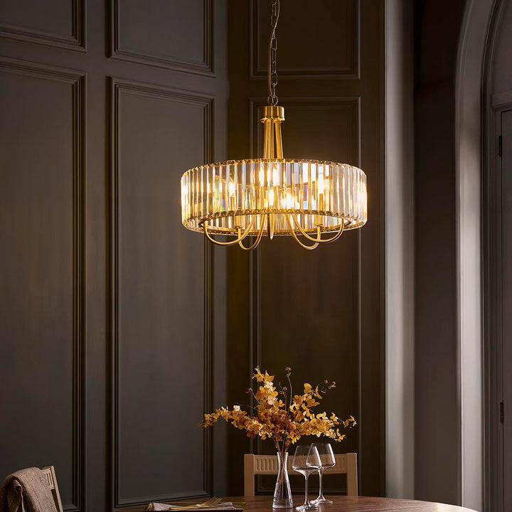 Visconti 5Lt Pendant - Antique Brass (DHD)