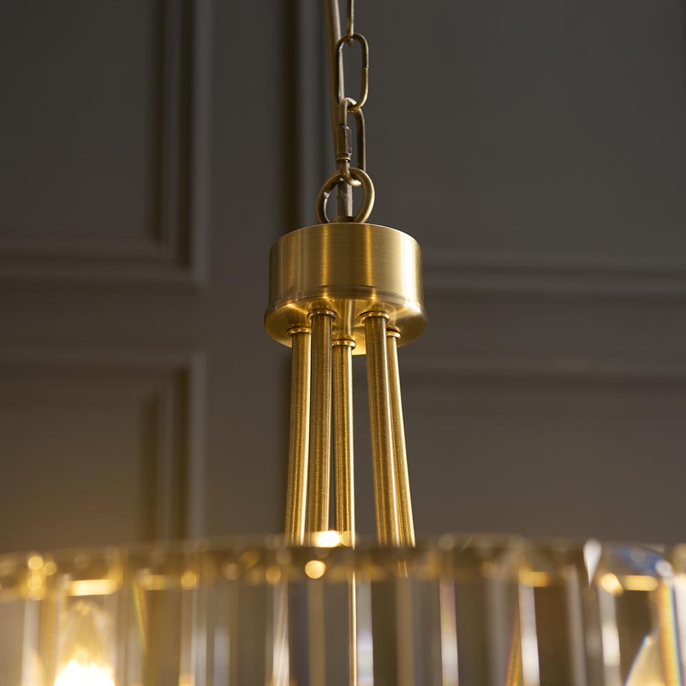 Visconti 5Lt Pendant - Antique Brass (DHD)