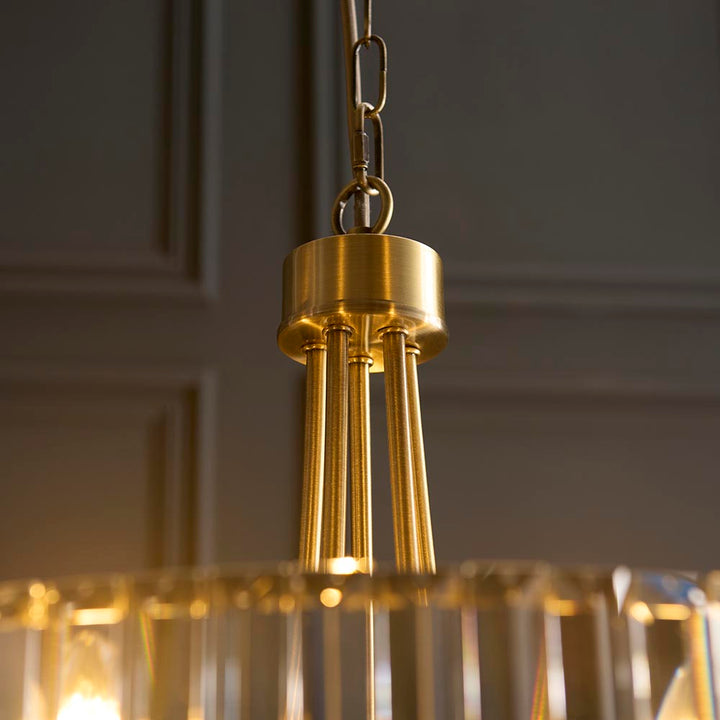 Visconti 5Lt Pendant - Antique Brass (DHD)