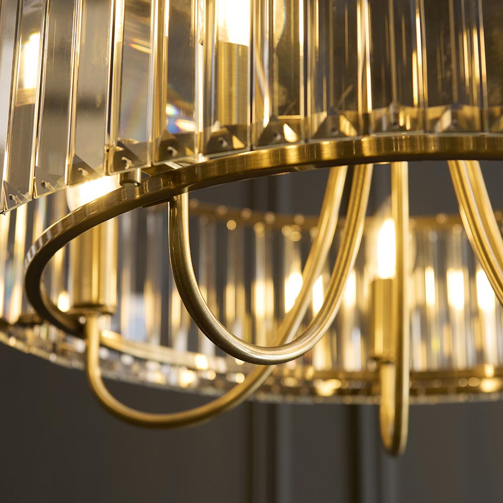 Visconti 5Lt Pendant - Antique Brass (DHD)