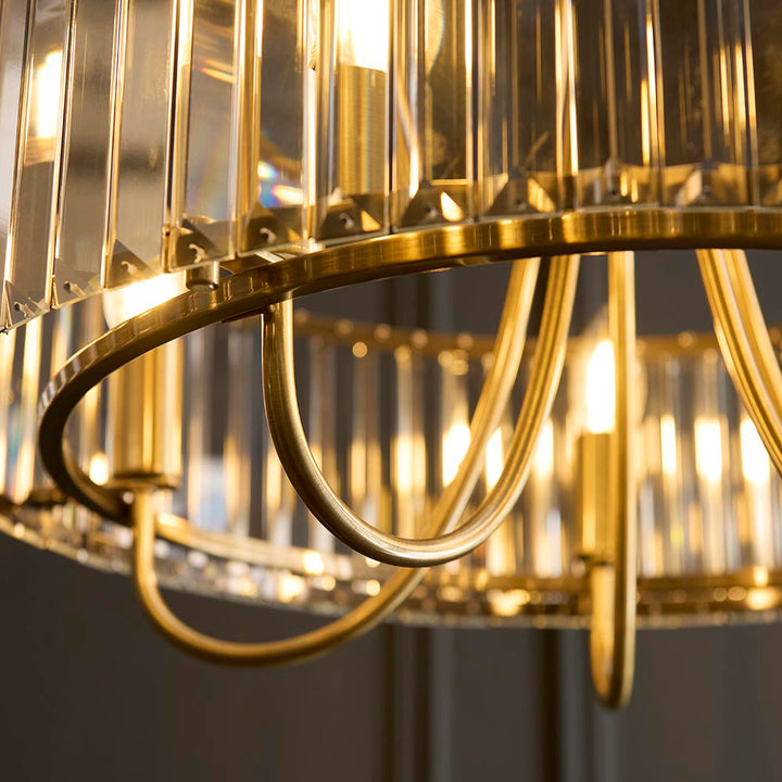 Visconti 5Lt Pendant - Antique Brass (DHD)