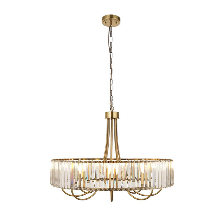 Visconti 8Lt Pendant - Antique Brass (DHD)