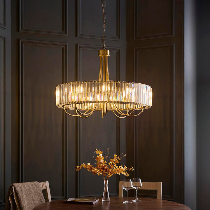 Visconti 8Lt Pendant - Antique Brass (DHD)