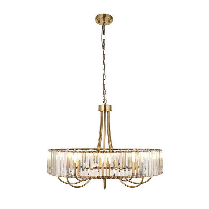 Visconti 8Lt Pendant - Antique Brass (DHD)