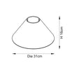 Avebury & Avalon 31cm Table (DHD)