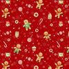 Wipeclean Xmas Table Cloth 140cm/54in By The Metre 1203-1