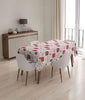 Wipeclean Xmas Table Cloth 140cm/54in By The Metre 1204-1