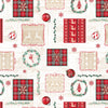 Wipeclean Xmas Table Cloth 140cm/54in By The Metre 1204-1
