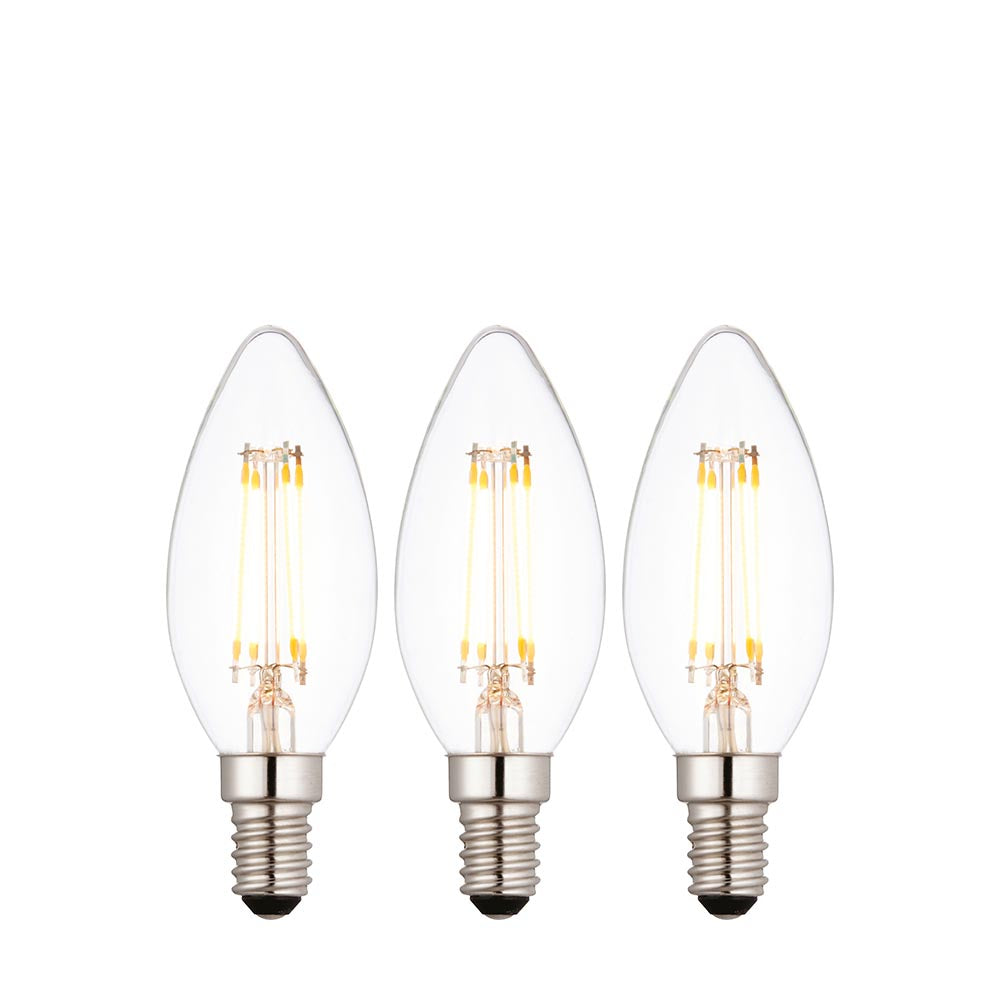 E14 LED Filament Candle - 3 pack (DHD)