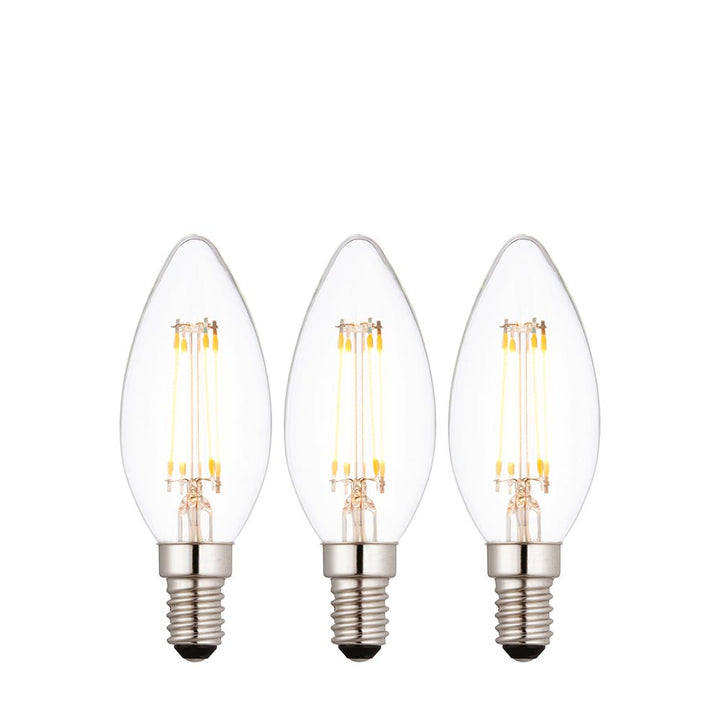 E14 LED Filament Candle - 3 pack (DHD)