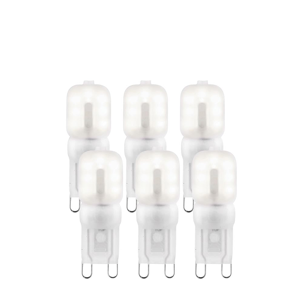 G9 LED Frosted SMD - 6 pack (DHD)