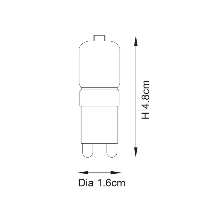 G9 LED Frosted SMD - 6 pack (DHD)