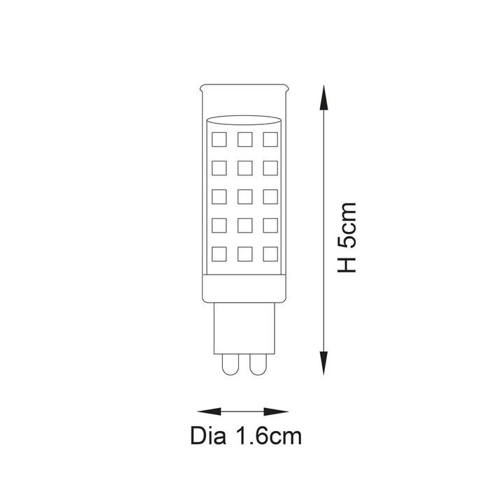 G9 LED SMD - 6 pack (DHD)