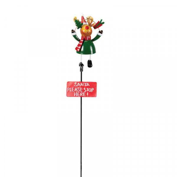 Rudy Reindeer Sign Stake