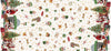 Wipeclean Xmas Table Cloth 140cm/54in By The Metre 1263-1