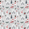 Wipeclean Xmas Table Cloth 140cm/54in By The Metre 1266-1
