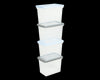 4.02 Wham Box & Lid 6.7L Set of 4 Clear/Assorted