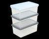 5.01 Wham Box & Lid 9L Set of 3 Clear/Assorted