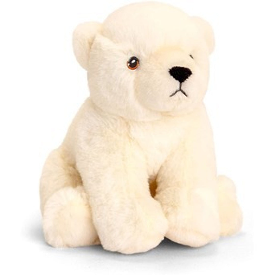 Keeleco 18cm Polar Bear Plush Soft Toy Eco-Friendly