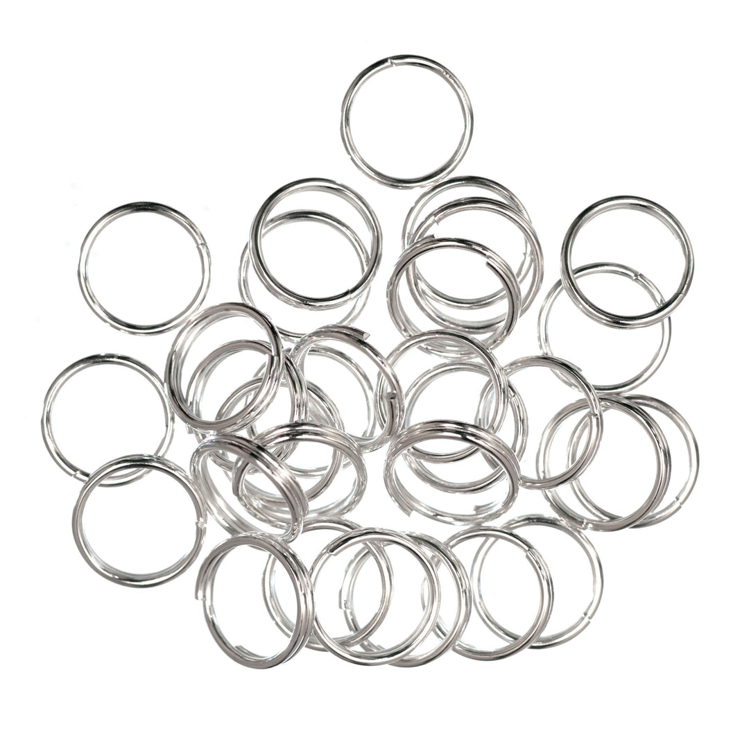 Split Rings: Silver: 7mm: 30