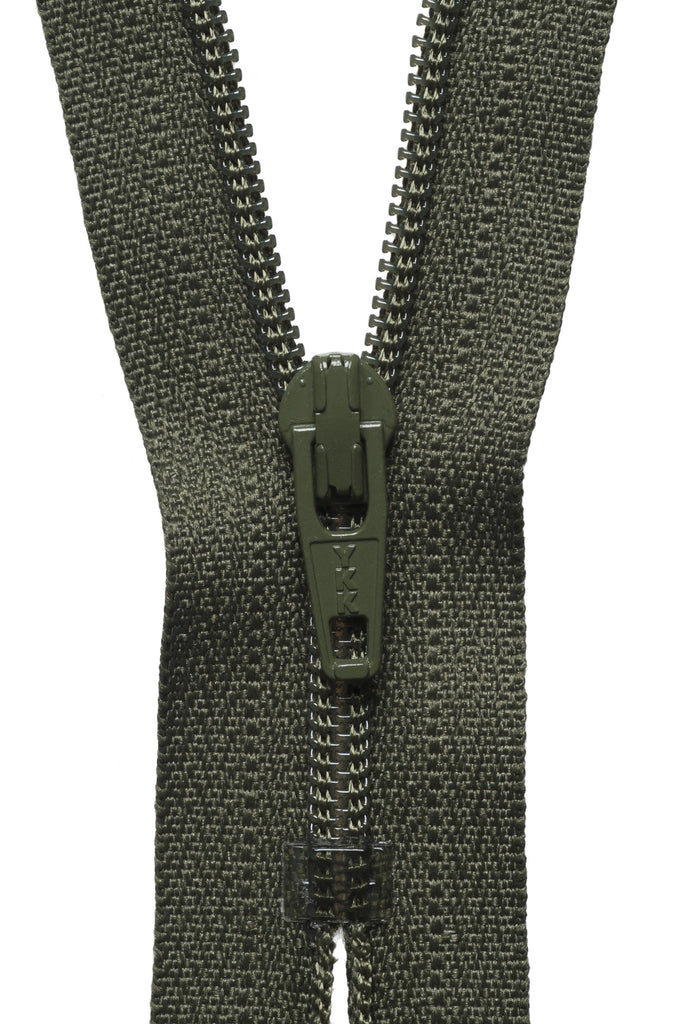 Nylon Dress and Skirt Zip: 56cm: Khaki