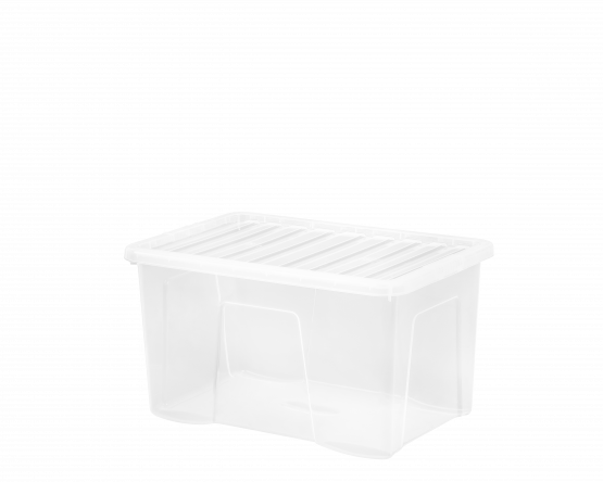 Crystal 60 litre clear storage box