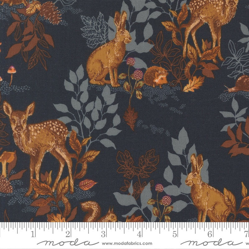 Moda Autumn Forest By Linn Warme Midnight 14120-16 Fat Quarters 50x55cm