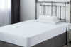 Beldorm Jersey Double Fitted Sheet White