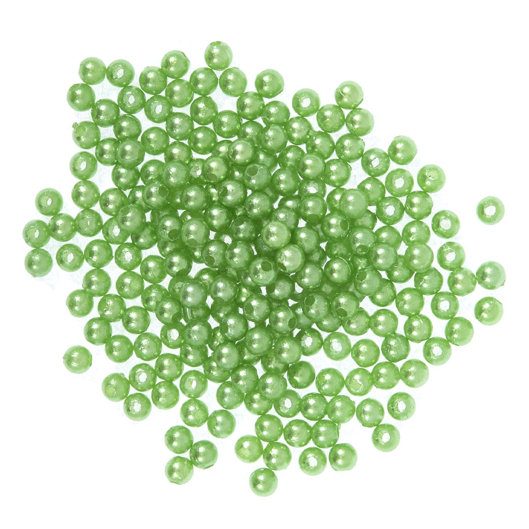 Beads: Pearls: 4mm: Lime Green: 86