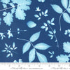 Moda Bluebell Fabric By Janet Clare Prussian Blue 16961-12 Fat Quarters 50x55cm