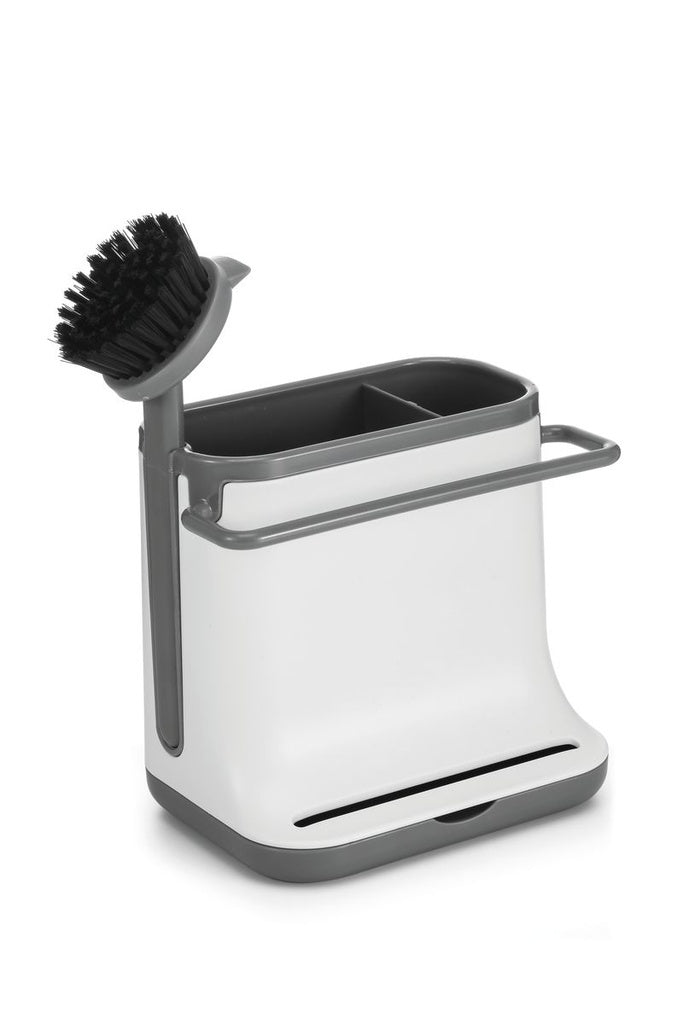 Casa & Casa Regent Sink Organiser with Brush - Wh/Gy