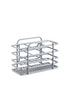 Wire Coated Cutlery Holder - Grey