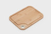 Bamboo Chopping Board with Silicone Ring - 33x24cm