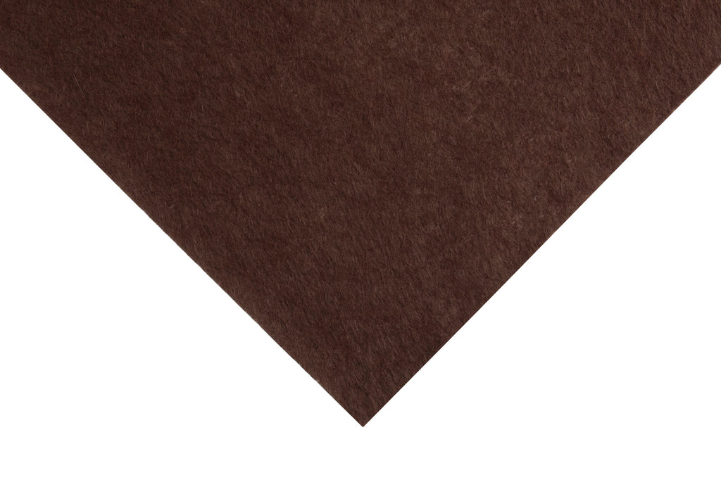 Felt: Wool and Viscose: Squares: 60 x 60cm: Peat