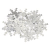 Sequins: Snowflake: 24mm: Silver: 18