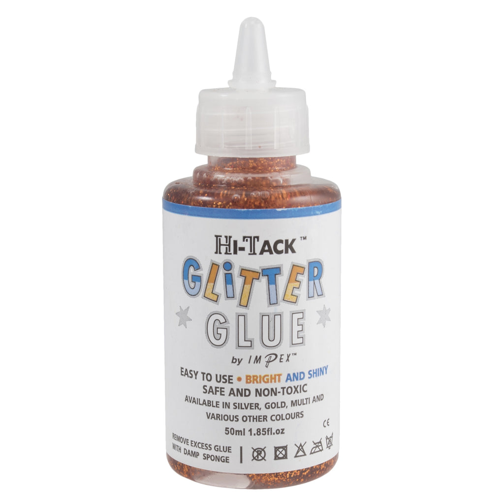 Adhesive: Hi-Tack Glitter Glue: Copper: 50ml