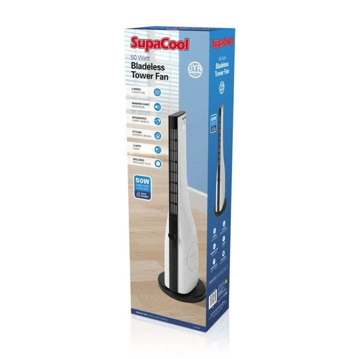 SupaCool Bladeless Tower Fan  50w