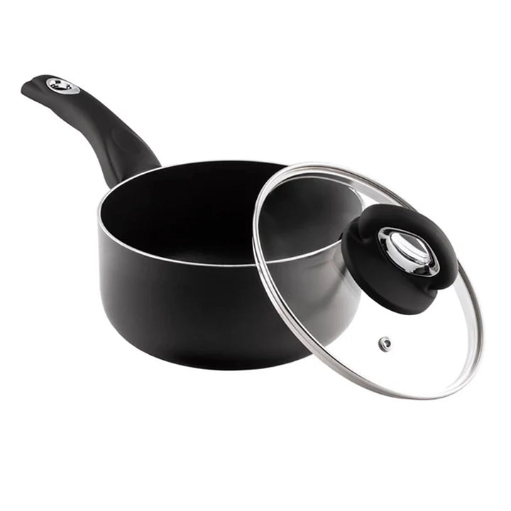 Diamond Range 20cm Non-Stick Saucepan & Glass Lid