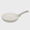 24cm Ribbed Frying Pan in Putty
