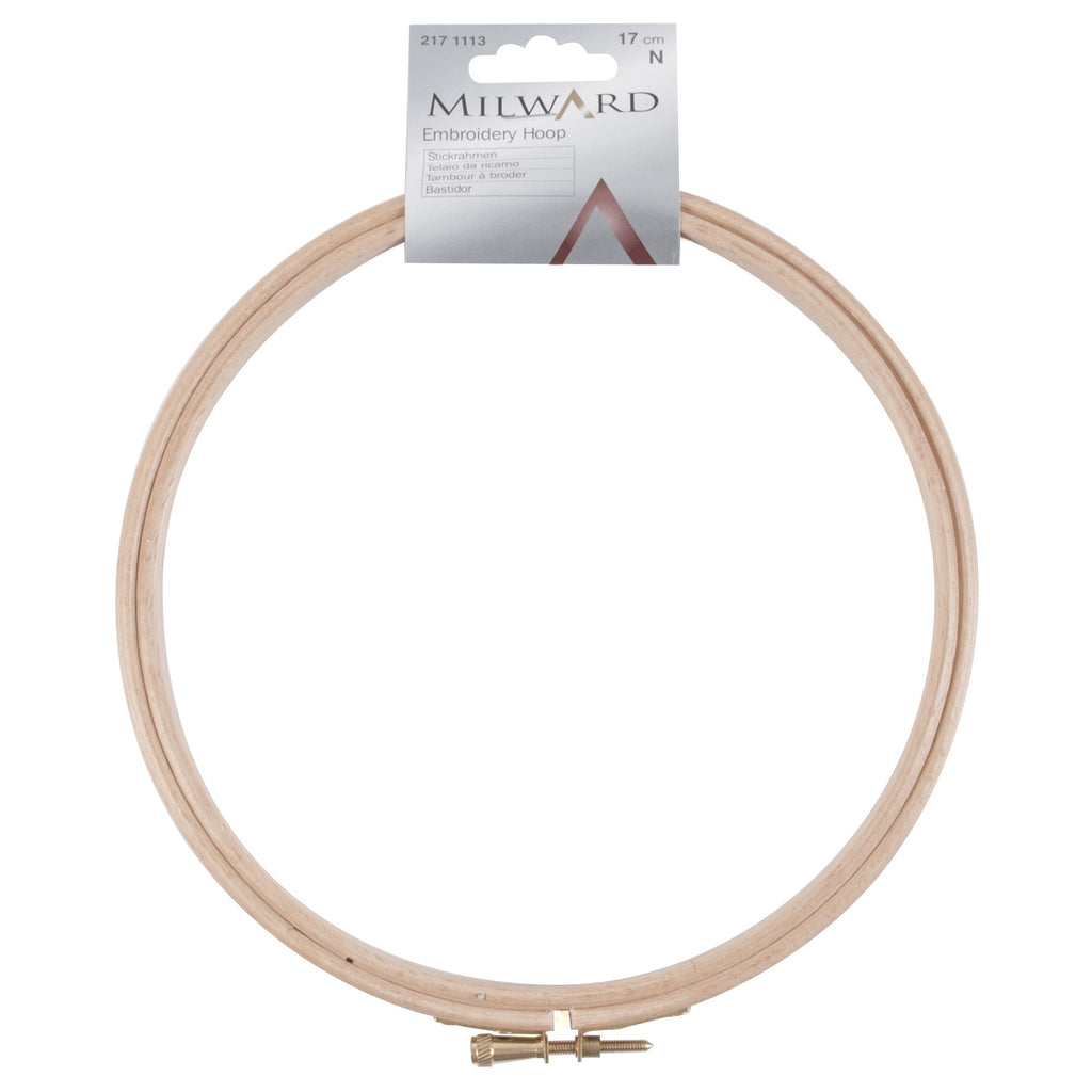 Hoop: Embroidery: Wooden: 17cm or 7in