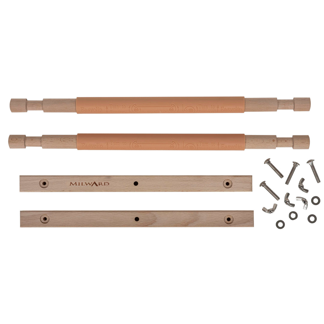 Rotating Tapestry Frame - Clip-on: Beech Wood: 30.5 x 30.5cm