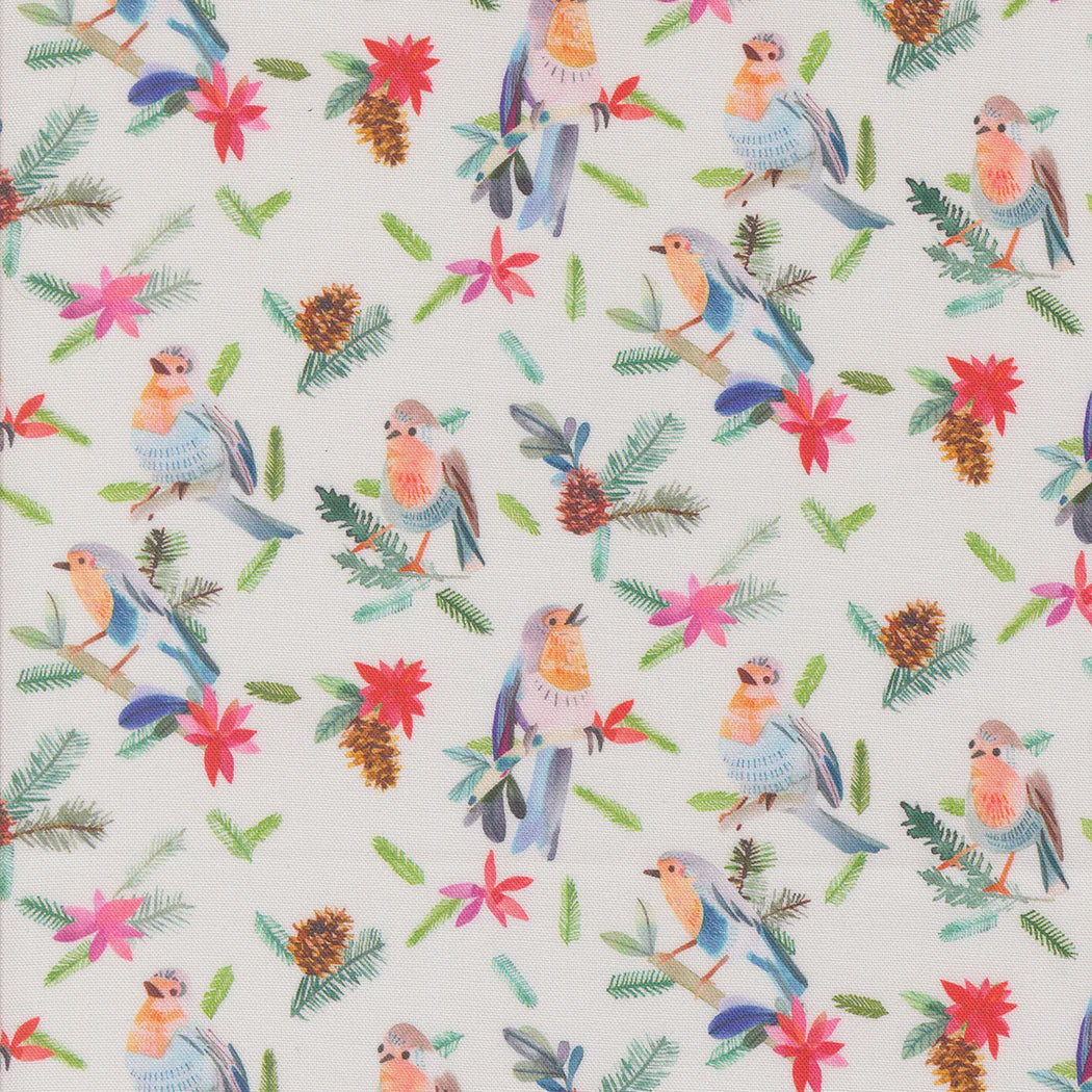 Moda Love And Cheer By Amarilys Henderson Snowflake 21835-11 Sold By The Metre